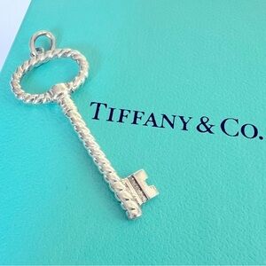 Tiffany & Co. Oval Twist Key Pendant
